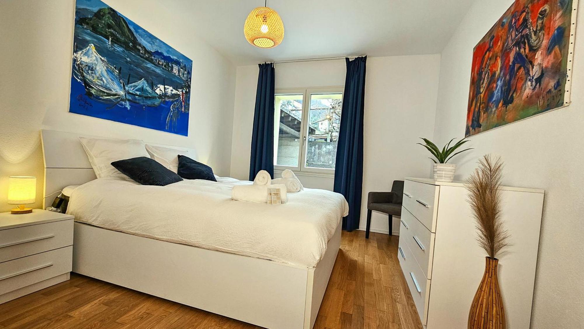 Bellavista Apartment With Free Parking Lugano Dış mekan fotoğraf